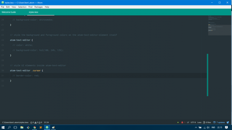 Kelebihan Text Editor ATOM | ONPHPID Belajar Pemrograman Web PHP